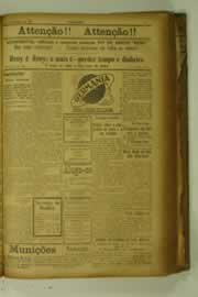Página do jornal O Nordeste de setembro de 1927