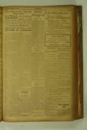 Página do jornal O Nordeste de setembro de 1927