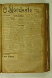 Página do jornal O Nordeste de outubro de 1927