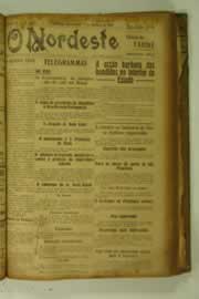 Página do jornal O Nordeste de outubro de 1927