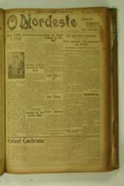 Página do jornal O Nordeste de outubro de 1927