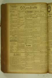 Página do jornal O Nordeste de outubro de 1927