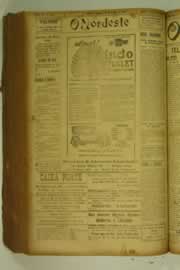 Página do jornal O Nordeste de outubro de 1927