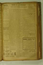 Página do jornal O Nordeste de outubro de 1927