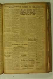 Página do jornal O Nordeste de outubro de 1927