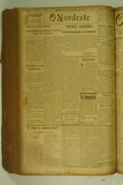 Página do jornal O Nordeste de outubro de 1927