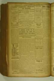 Página do jornal O Nordeste de novembro de 1927