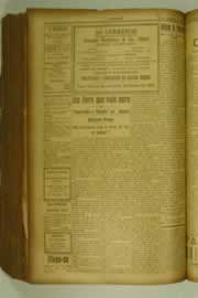 Página do jornal O Nordeste de novembro de 1927