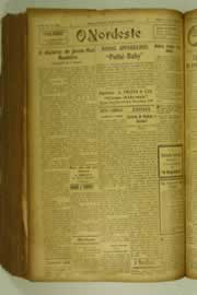 Página do jornal O Nordeste de novembro de 1927