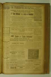 Página do jornal O Nordeste de dezembro de 1927