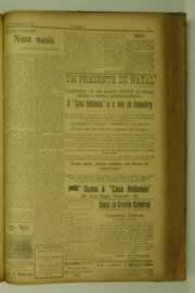 Página do jornal O Nordeste de dezembro de 1927