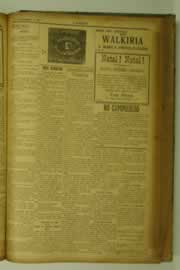 Página do jornal O Nordeste de dezembro de 1927