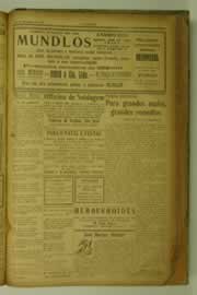 Página do jornal O Nordeste de dezembro de 1927