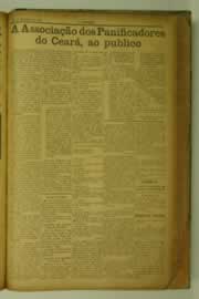 Página do jornal O Nordeste de dezembro de 1927