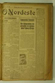 Página do jornal O Nordeste de dezembro de 1927