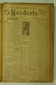 Página do jornal O Nordeste de dezembro de 1927