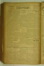 Página do jornal O Nordeste de dezembro de 1927