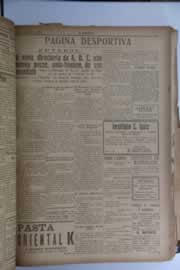 Página do jornal O Nordeste de janeiro de 1928