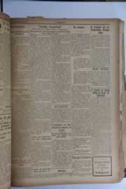 Página do jornal O Nordeste de janeiro de 1928