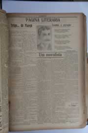 Página do jornal O Nordeste de janeiro de 1928