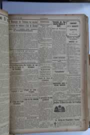 Página do jornal O Nordeste de janeiro de 1928