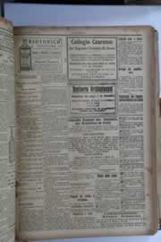 Página do jornal O Nordeste de janeiro de 1928