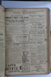 Página do jornal O Nordeste de janeiro de 1928