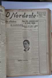 Página do jornal O Nordeste de março de 1928
