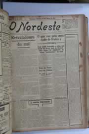Página do jornal O Nordeste de março de 1928