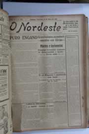 Página do jornal O Nordeste de março de 1928