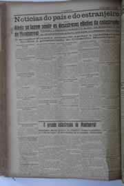 Página do jornal O Nordeste de março de 1928