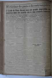 Página do jornal O Nordeste de março de 1928