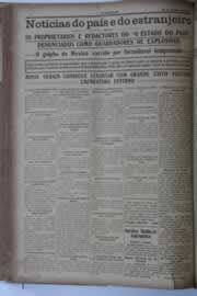 Página do jornal O Nordeste de março de 1928