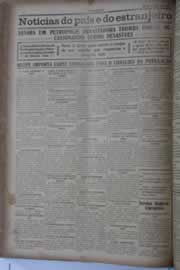 Página do jornal O Nordeste de março de 1928