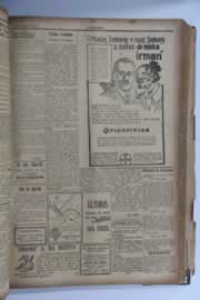 Página do jornal O Nordeste de abril de 1928