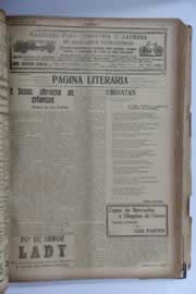 Página do jornal O Nordeste de abril de 1928