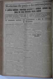Página do jornal O Nordeste de abril de 1928