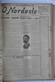 Página do jornal O Nordeste de abril de 1928