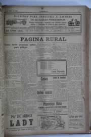 Página do jornal O Nordeste de abril de 1928