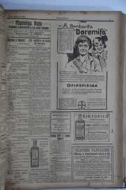 Página do jornal O Nordeste de abril de 1928