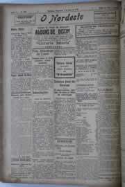 Página do jornal O Nordeste de maio de 1928