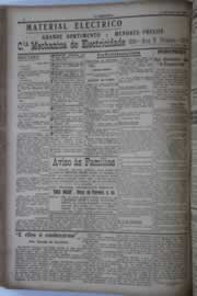 Página do jornal O Nordeste de maio de 1928