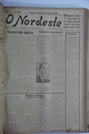 Página do jornal O Nordeste de maio de 1928