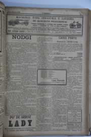Página do jornal O Nordeste de maio de 1928