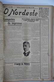 Página do jornal O Nordeste de maio de 1928