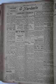 Página do jornal O Nordeste de maio de 1928