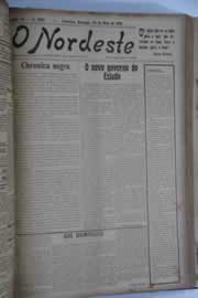 Página do jornal O Nordeste de maio de 1928