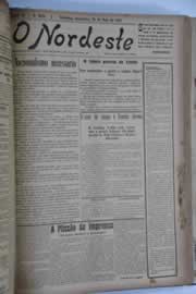 Página do jornal O Nordeste de maio de 1928