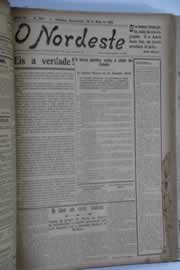 Página do jornal O Nordeste de maio de 1928