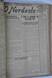 Página do jornal O Nordeste de junho de 1928